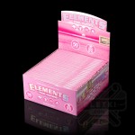 Bibułki Elements Pink King Size Slim różowe box