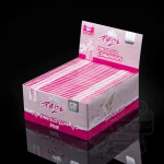 Bibułki Purize King Size Slim - różowe