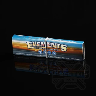 Bibułki Elements Connoisseur King Size Slim + ustniki papierowe
