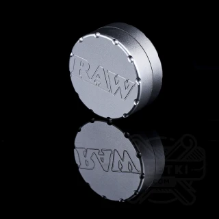 Aluminiowy młynek (grinder) RAW 50mm (srebrny)