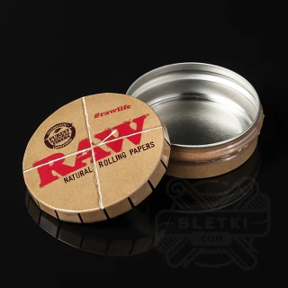 Puszka metalowa na susz Raw (klik-klik)