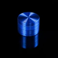 Młynek metalowy 60mm - 4 częściowy z magnesem szafirowy