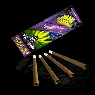 Owijki konopne Kingpin Hemp Wrap Goomba Grape (Purple) (typ opakowania: pojedyńcze)