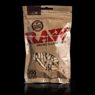 Filtry Raw Slim z celulozy (200 szt.)