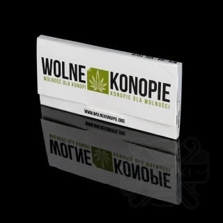 Bibułki Wolne Konopie King Size Slim + ustniki papierowe