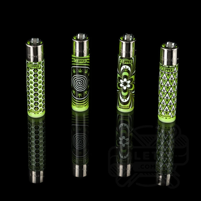 zapalniczka-clipper-seria-leaf-green