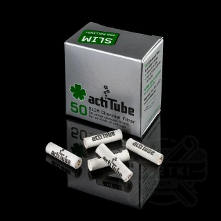 Filtry z węglem aktywnym ActiTube Slim 7 mm (50 szt.)