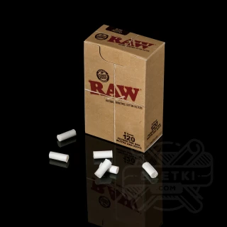 Filtry Raw Slim w pudełku (120 szt.)