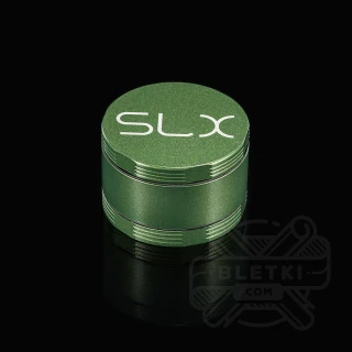 Aluminiowy młynek (grinder) SLX 62 mm v2.5 (non sticky) - 4 częściowy z magnesem zielony (Leaf)