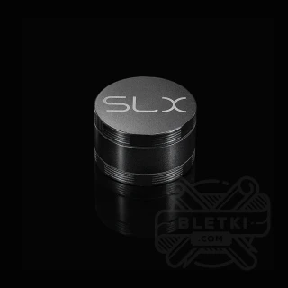 Aluminiowy młynek (grinder) SLX 50 mm v2.5 (non sticky) - 4 częściowy z magnesem czarny (Black)