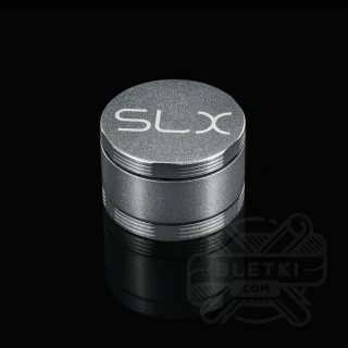 Aluminiowy młynek (grinder) SLX 62 mm v2.5 (non sticky) - 4 częściowy z magnesem srebrny (Silver)