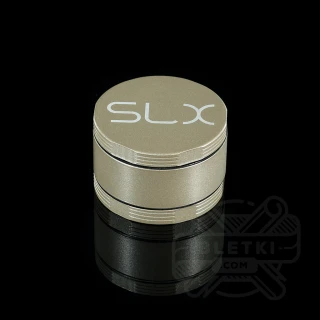 Aluminiowy młynek (grinder) SLX 62 mm v2.5 (non sticky) - 4 częściowy z magnesem szampański złoty (Champagne)