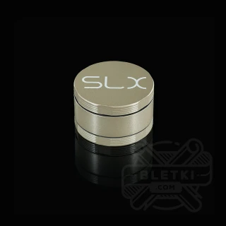 Aluminiowy młynek (grinder) SLX 50 mm v2.5 (non sticky) - 4 częściowy z magnesem szampański złoty (Champagne)