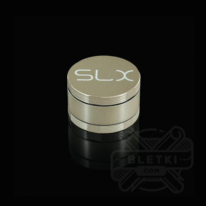 mlynek-aluminiwy-slx-50-mm-non-sticky-4-czesciowy-z-magnesem-szampanski-zloty-champagne