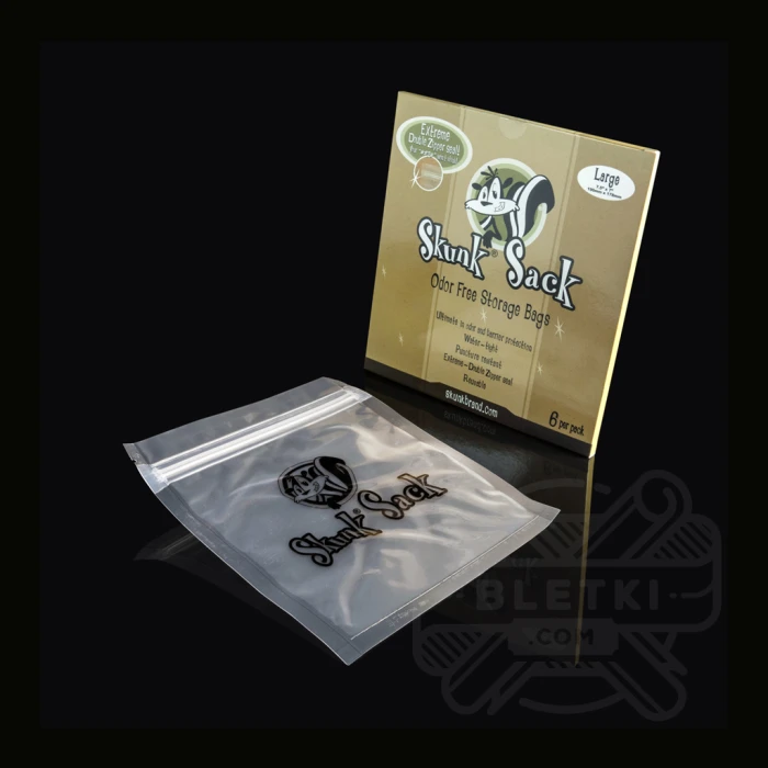 Pakiet strunowy anty odor Skunk transparentny, duży (L) - 1 szt