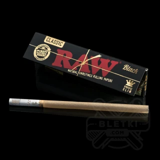 Bibułki Raw Classic Black King Size Slim