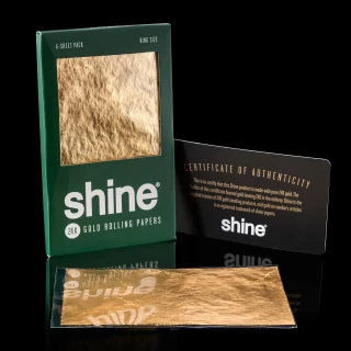 Bibułki Shine 24K Gold King Size Six Pack (6 szt.)