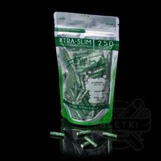 Filtry z węglem aktywnym Purize Xtra Slim 6mm (250 szt.) - zielone 