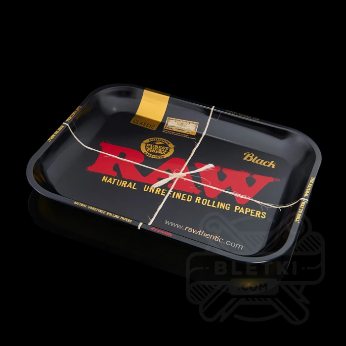 Tacka metalowa Raw Black duza - limitowana edycja