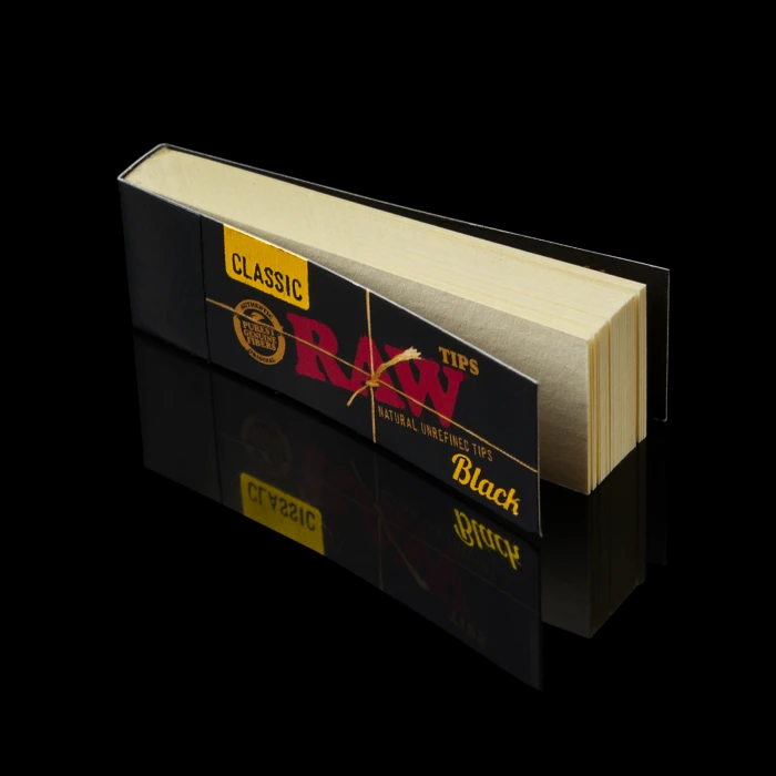 Ustniki papierowe Raw Black Tips