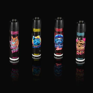 Zapalniczka Clipper: seria Retro Wave