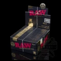 Bibułki Raw Classic Black King Size Slim cały box 50 szt.