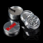 Młynek metalowy RAW 56 mm - 4 częściowy rozłożony