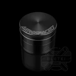 Młynek metalowy Aerospaced 63mm 4 częściowy czarny