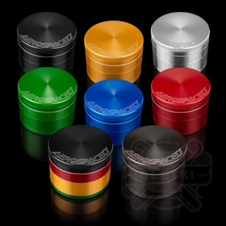 Metalowy młynek (grinder) Aerospaced 63 mm - 4 częściowy - różne kolory