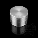 Młynek metalowy Aerospaced 63mm 4 częściowy srebrny