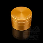 Młynek metalowy Aerospaced 63mm 4 częściowy złoty
