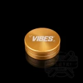 Młynek metalowy Vibes 63mm 2 częściowy złoty