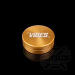 Młynek metalowy Vibes 63mm 2 częściowy złoty