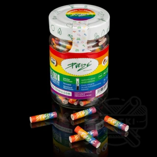 Filtry z węglem aktywnym Purize Xtra Slim 6mm (100 szt.) - We Love Diversity - Rainbow