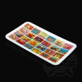Szklana tacka K. Haring multi colour