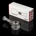 Szklana fajka spoon pipie K. Haring multi colour