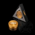 Młynek metalowy Vibes 63mm 2 częściowy złoty