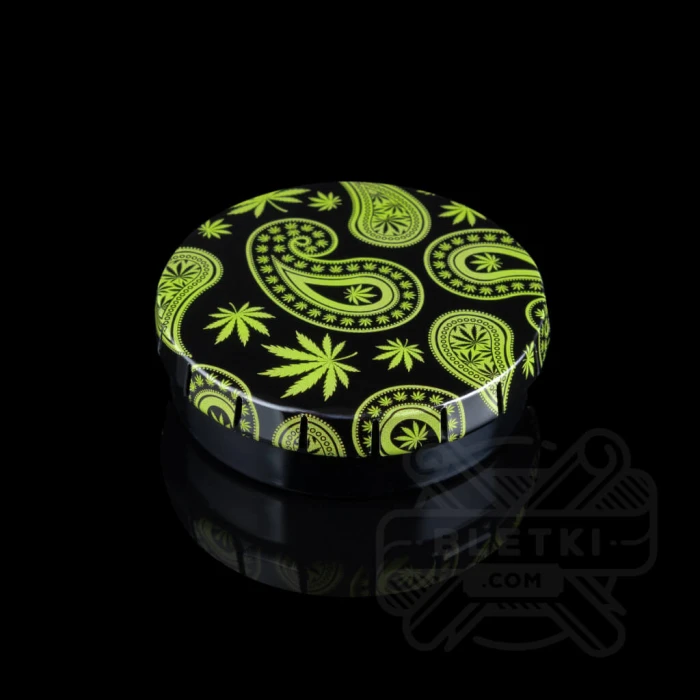 Puszka metalowa na susz Paisley Weed (click-clack)