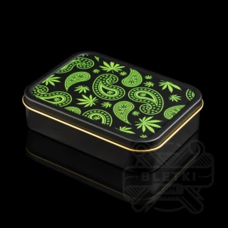 Puszka metalowa Paisley Weed