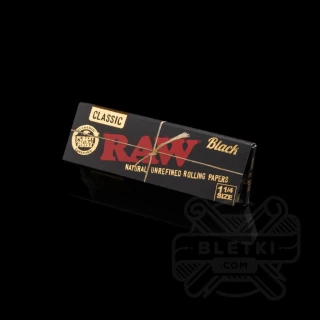 Bibułki Raw Classic Black 1 1/4
