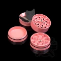 Młynek aluminiowy SLX 50 mm v2.5 (non sticky) - 4 częsciowy z magnesem różowy (Flamingo Pink)