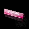 Bibułki Elements Pink King Size Slim różowe