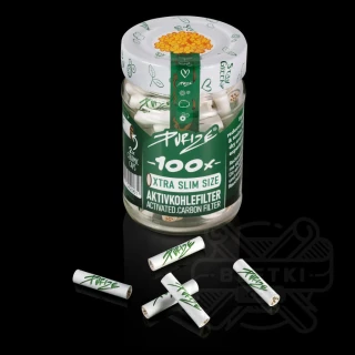 Filtry z węglem aktywnym Purize Xtra Slim 6mm (100 szt.) - białe