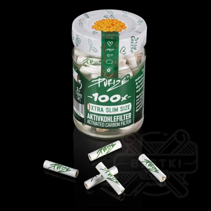 Filtry z węglem aktywnym Purize Xtra Slim 5,9mm (100 szt.)