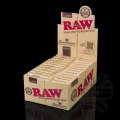 Bibułki Raw Classic Connoisseur King Size Slim + zwinięte ustniki papierowe  - box