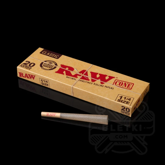 Bibułki Raw Cone Classic 1 1/4 (20 szt.)