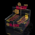 Ustniki papierowe Raw Black Tips - box