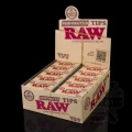 Ustniki papierowe Raw Perforated Wide Tips - box