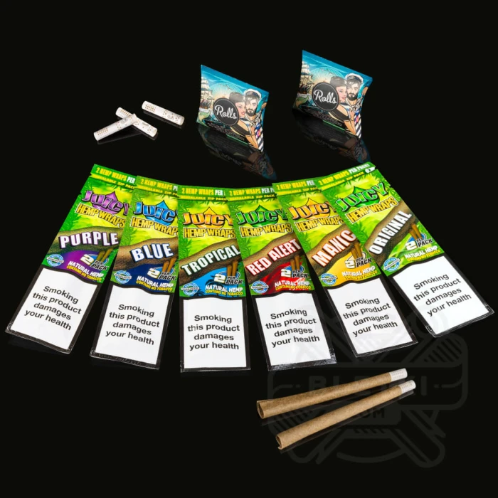 ROLLS TURBO X JUICY HEMP WRAPS (ZESTAW: 8 PRODUKTÓW)