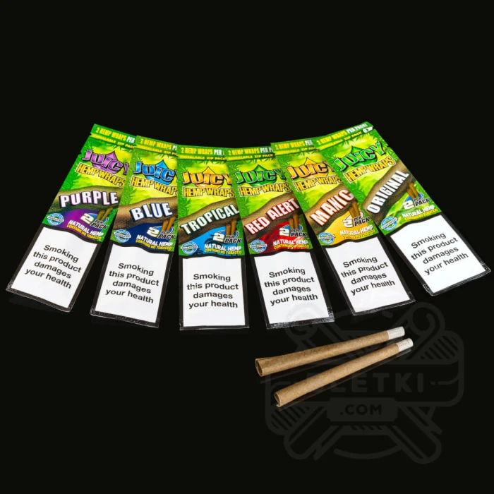 Juicy Jay's Hemp Wraps Mix (zestaw: 6 produktów)